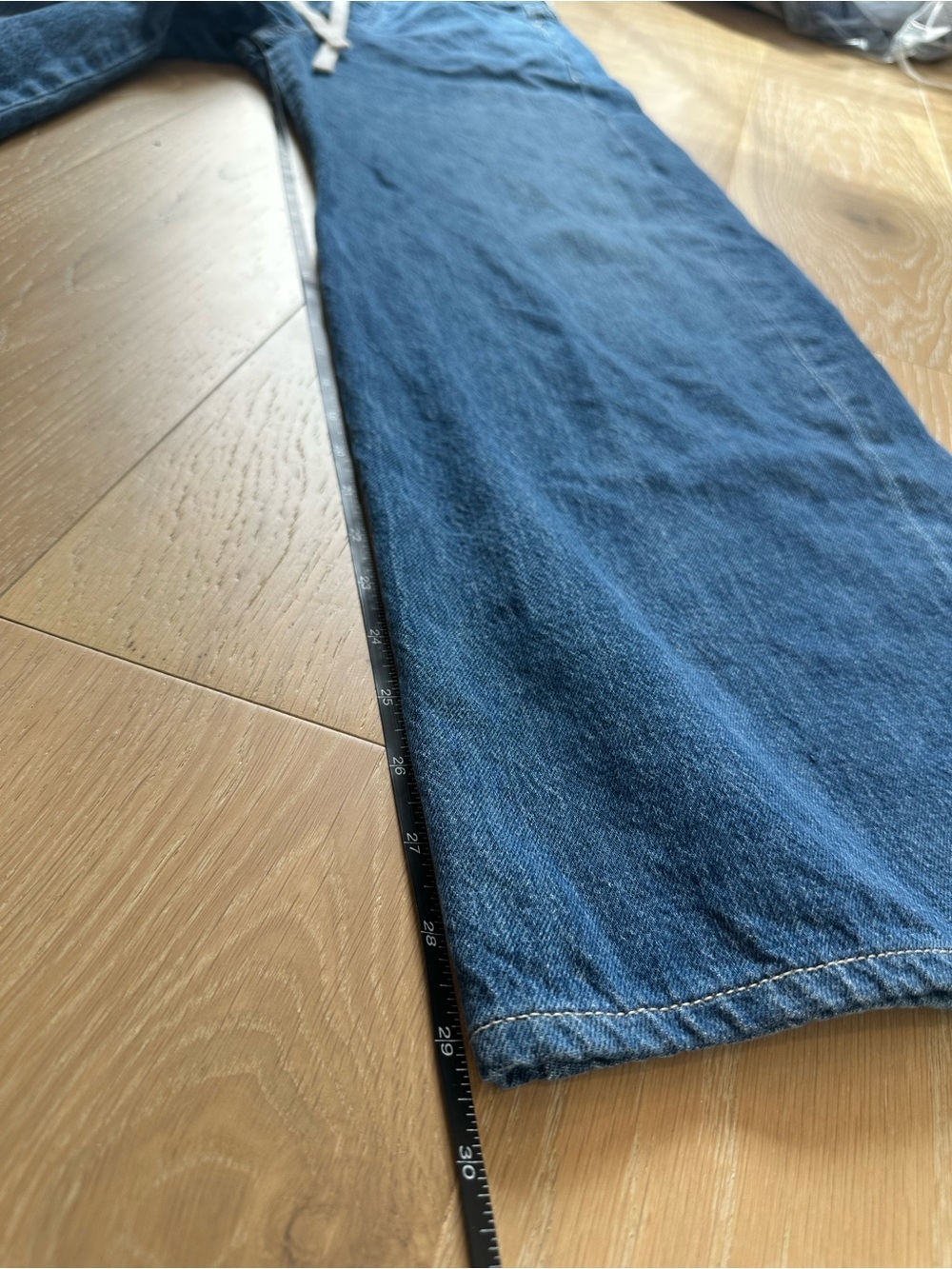 Citizens of Humanity Brynn Trouser Jeans in Atlantis Size 27 Drawstring Wide Leg - Picture 9 of 15